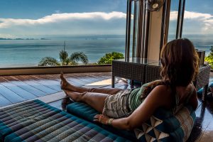 Chill in the restaurant